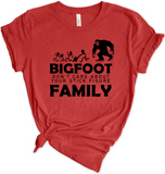 Bigfoot Family Tshirt