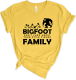 Bigfoot Family Tshirt
